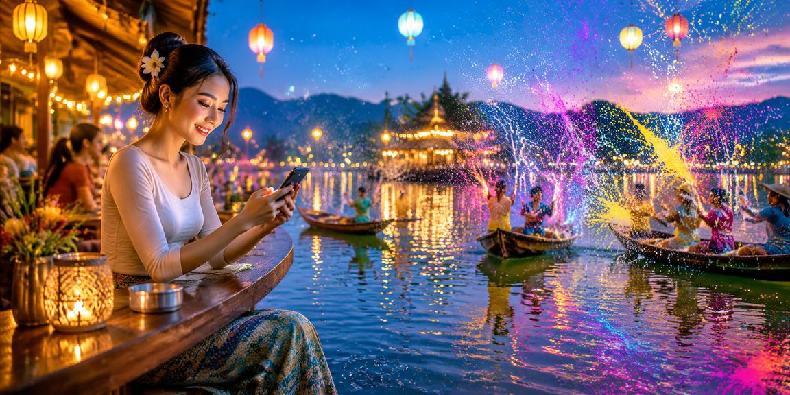 သင်္ကြန်ပွဲအချိန် Inle လက်ရှိကမ်းလှမ်းမှုပွဲ